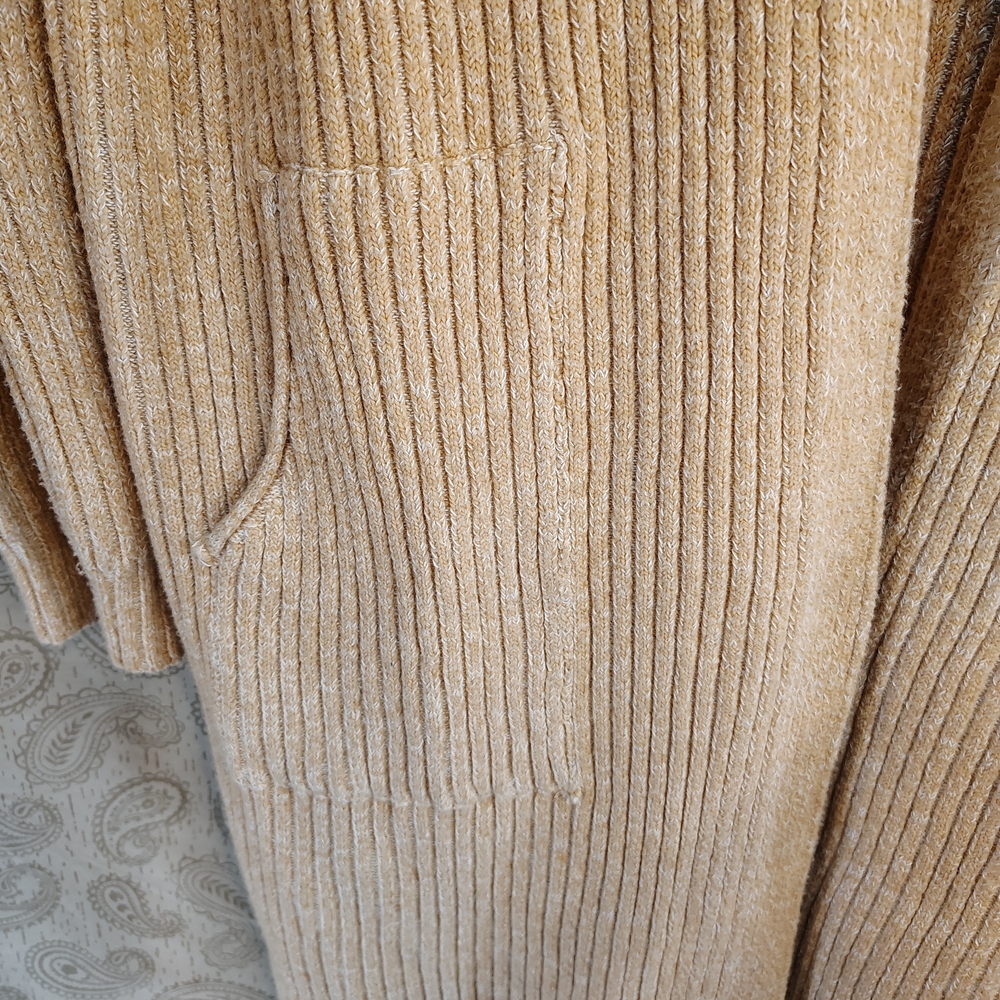 Universal Thread Beige Ribbed Cardigan - Picture 7 of 8
